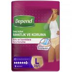 Depend Büyük Kadın 9 Adet Emici Külot Hasta Bezi