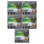 Depend Emici Külot Hasta Bezi, Büyük Boy, Erkek, 48-58 Beden, 40 Adet (5 Paket)