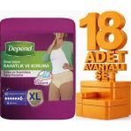 Depend Emici Külot Kadın Ekstra Büyük Boy Xl 162 Adet Hasta Bezi