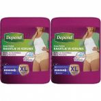 Depend Emici Külot Kadın Ekstra Büyük Boy XL 18 Adet Hasta Bezi