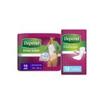 Depend Emici Külot Lohusa Pedi XL Kadın (10 Adet) + Mesane Pedi Kadın Normal (12 Adet) Combo Set