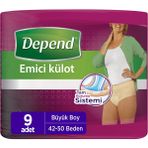 Depend Emici Lohusa Külodu Kadın Büyük Boy 9 Adet