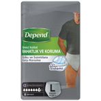 Depend L Beden 24 Adet Erkek Emici Külot Hasta Bezi
