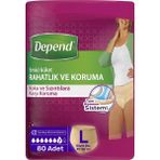 Depend Large Beden Büyük Boy 80 Adet 95-130 cm Emici Külot