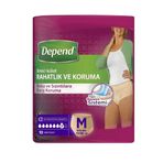 Depend Orta Boy Medium 60'lı Külotlu Kadın Hasta Bezi