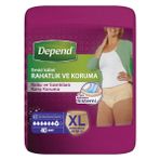 Depend XL 120-150 cm 10'lu 4 Paket Emici Külot