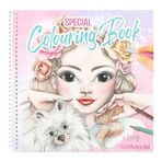 Depesche 12468 TOPModel - Special Colouring Book, Boyama Kitabı, 20 Sayfalık Çiçek Modeli Motiflerini Boyamak için, Boyama Sayfaları Dahil