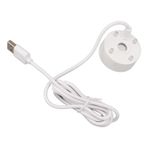Depisuta Ultrasonik Mist Maker Sisleyici, USB 5V Su Çeşmesi Gölet Sis Makinesi Cadılar Bayramı Partisi, Gölet, Bahçe Için Renkli LED Işıkları Ile Atomizer Hava Nemlendirici, (WHITE)