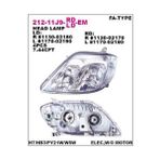 DEPO-212-11J9R-LD-EM - On Far Sag-(Toyota: Corolla "sedan" 02>06 ) - Siyah