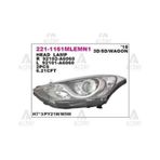 DEPO 2211161RMLEMN1 Ön Far Sağ Hyundai I-30 15-