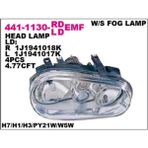 Depo 4411130LLDEMF 4411130LLDEMF Far Sol - Sinyal Golf Iv 97-06 Elektrikli Sisli H7-H1-H3