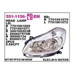 DEPO-551-1156R-LD-EM - On Far Sag Renault Clıo 05- - Siyah