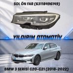 Depo Bmw 3 Serisi Sol Ön Far 2018-2022 Arası 63118496149
