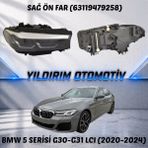Depo Bmw 5 Serisi Sağ Ön Far 2020-2024 Arası 63119479258