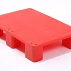 Depo Depolama için Ağır Hizmet Tipi Plastik Palet Su Geçirmez Nem Geçirmez Nestable Taşıma Platformu (Rosso 80x80x12cm) Mal Taşıma için İdeal