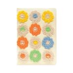 Depo Store A5 Çiçek Nakışlı Defter Krem 80 Yp Küçük Çiçek - -- - Option-1