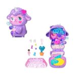 Depo Store Polly Bebekler ve Oyun Seti, Kuzucuk Şeklinde Taşınabilir Rüyalar Diyarı Mini Oyun Seti, 1 Mikro Bebek, Tek Boynuzlu At Figürü, Yiyecek ve Moda Tasarımı Aksesuarları, JCB15 - Option-1