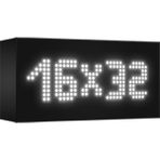 Depo Tabela Reklam Beyaz Kayan Yazı LED Tabela 16 x 32 cm Tek Taraflı Depo Reklam Tabela
