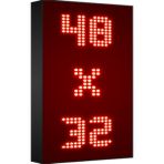 Depo Tabela Reklam Kırmızı Kayan Yazı LED Tabela 48 x 32 cm Tek Taraflı Depo Reklam Tabela