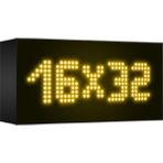 Depo Tabela Reklam Sarı Kayan Yazı LED Tabela 16 x 32 cm Tek Taraflı Depo Reklam Tabela