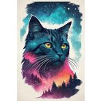 Depoba Catmes Şönil Oyuncu Odası Halısı Kaymaz Pamuk Tabanlı Yıkanabilir Antibakteriyel Gamer, Gaming Halısı 140x200