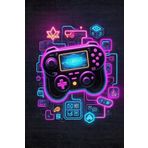 Depoba Couns Şönil Oyuncu Odası Halısı Kaymaz Pamuk Tabanlı Yıkanabilir Antibakteriyel Gamer, Gaming Halısı 160x230