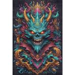 Depoba Zeura Kadife Oyuncu Odası Halısı Kaymaz Pamuk Tabanlı Yıkanabilir Antibakteriyel Gamer, Gaming Halısı 140x200
