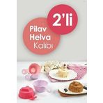 DEPOKON Pilav Helva Şekillendirici Kalıp Seti 2'Li