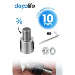 Depolife 10mm Motor Mili Kaplin Vida Seti Okul Proje Ödev Hobi Uygulama 3/8mm Mandren Adaptör