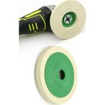 Depolife 115mm Koyun Yünü Keçe Disk Naturel Yün Keçe Polisaj Parlatma Avuç Taşlama Uyumlu