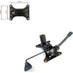 Depolife 15x20 cm Ofis Büro Koltuğu İçin Çift Kol Metal Şase Tilt Mekanizma Yedek Parça