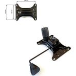 Depolife 15x20 cm Tek Kol Metal Şase Tilt Mekanizma Ofis Koltuğu Yedek Parça