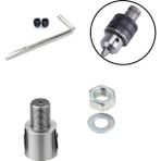 Depolife 3/8 mm Kaplin Vida Seti Okul Proje Ödev Hobi Uygulama 5 mm Motor Mili Için Mandren Adaptör