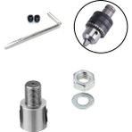 Depolife 3/8 mm Kaplin Vida Seti Okul Proje Ödev Hobi Uygulama 6 mm Motor Mili Için Mandren Adaptör