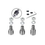 Depolife 3/8mm Kaplin Vida Seti Okul Proje Ödev Hobi Uygulama Motor Mandren Için 5MM-8MM-10MM Mil 3 Adet