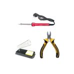 Depolife 60 Watt Profesional Kalem Havya Süngerli Havya Sehpası Yan Keski Elektronikçi Lehim Seti