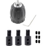 Depolife Anahtarsız Supra Plastik Mandren Otomatik Mandrel Okul Proje Hobi 3lü Motor Mili Kaplinli 3/8mm 10MM