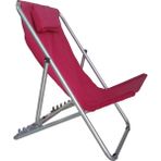 Depolife Ayarlanabilir Plaj Balıkçı Balkon Teras Çim Bahçe Sandalye Koltuk Şezlong