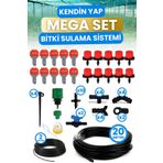 Depolife Bahçe Balkon Veranda Sera Bitki Çiçek Damlama Nemlendirme Sulama Sisleme Püskürtme Hortum Sistemi