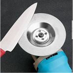 Depolife Bıçak satır balta bileme diski 100mm elmaslı bileme eğeleme disk avuç taşlama spiral uyumlu diamond disk