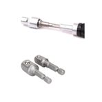 Depolife Bits Lokma Adaptörü Matkap Soket Adaptörü Hex Shank Soket El Lokma Seti (3/8 1/2) 2Li Set