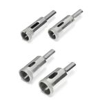 Depolife Cam Fayans Mermer Granit Porselen Delme Pancı Boru Tipi Elmas Karot Uç 12mm 14mm 16mm 18mm(4lü)
