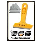 Depolife Cam Kazıma Bıçağı 12 Adet Bıçaklı Elos Cam Fyans Kir Yağ Kazıma Seti
