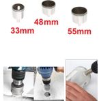 Depolife Cam Mermer Granit Delme Pancı 33 mm 48 mm 60 mm Matkap Için 3lü Elmaslı Delik Karot