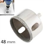 Depolife Cam Mermer Granit Delme Pancı 48mm Matkap Için Elmaslı Delik Karot