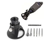 Depolife Dremel Ve Benzeri Mini Avuç Taşlama Için Dik Delme Aparatı Matkap Ucu Freze Uç Seti