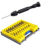 Depolife Hss Çelik 150 Parça Kutulu Matkap Uç Seti 0.4mm - 3.2mm El Matkabı Seti Çantalı Mikro El Mengenesi Gri