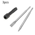 Depolife Kırıcı Delici Matkap Için Sds Plus Matkap Uç Seti Murç Keski 1/4 Hex Vidalama Adaptörü 3 Parça