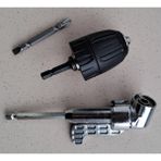 Depolife Mandrenli Köşe Vidalama Delme Kör Nokta Adaptörü 1/4 Hex Matkap