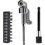 Depolife Matkap Için Vidalama Uç Seti Altıgen Hex Köşe Kör Vidalama Aparatı Hızlı Bits Değiştirme Adaptörü - 1/4 - Gri